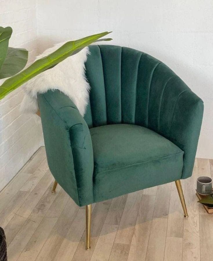 Emerald Channel-Back Chair - Pair Price 